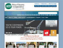 Tablet Screenshot of price-electric.com